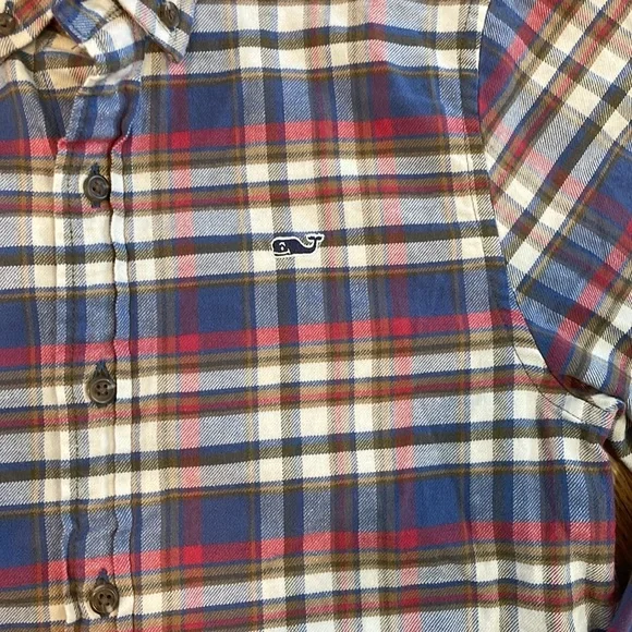 Boy’s Vineyard Vines Button Up/Button Down Whale Shirt. Size 7. Like New. - Picture 5 of 10